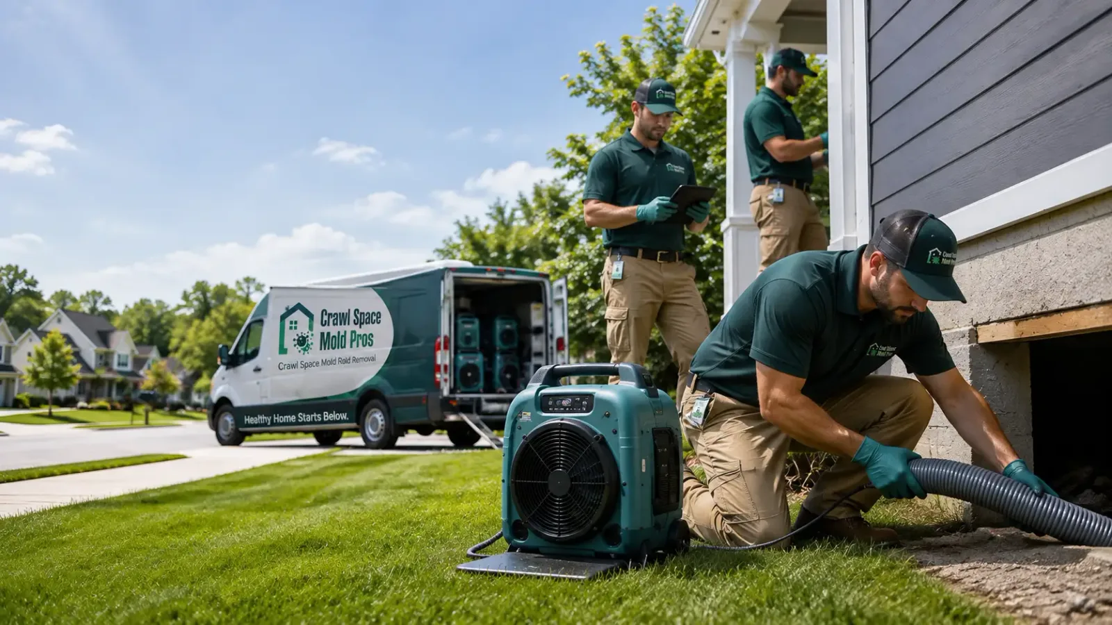 Crawl Space Mold Removal in Richview, IL
